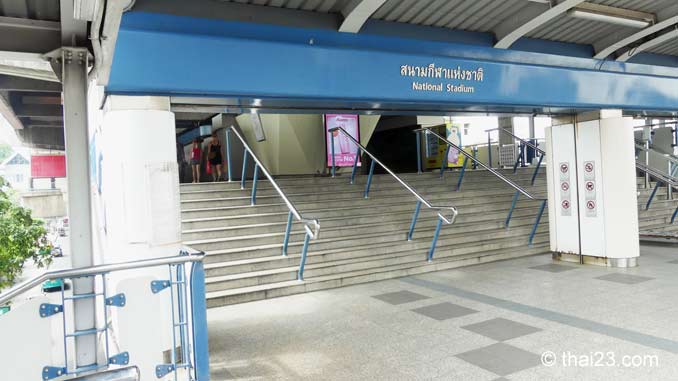 silom-line-bts-station-national-stadium Endstation Silom Linie.