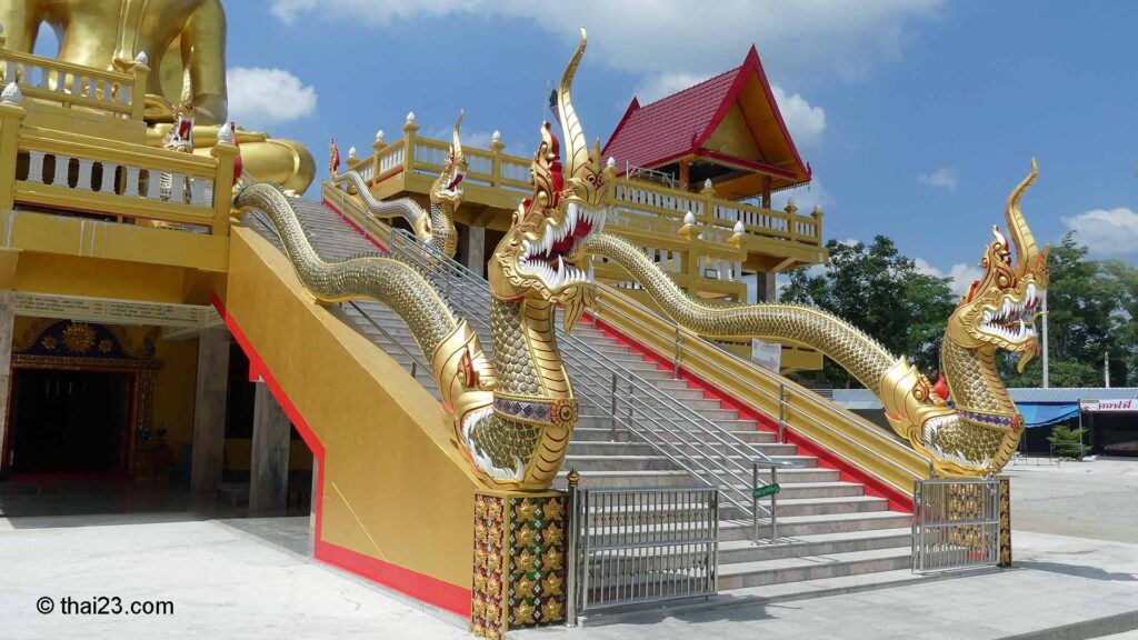 Naga Schlange als Treppengeländer