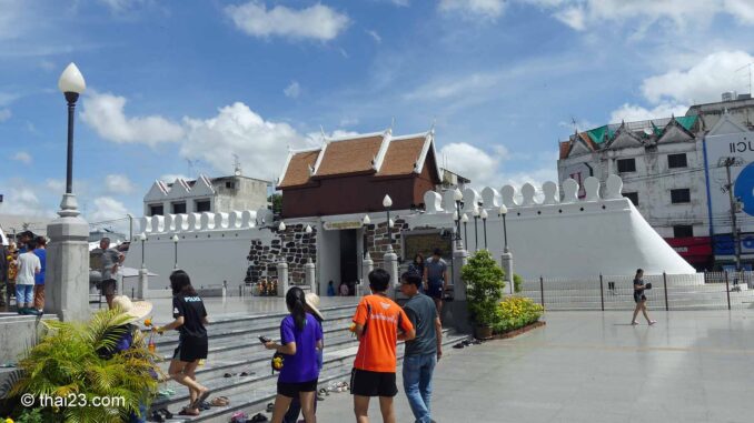 Teil der Stadtmauer der Provinzhautstadt Nakhon Ratchasima